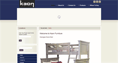 Desktop Screenshot of kaonfurniture.ca